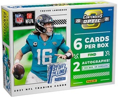2021 Panini Contenders OPTIC NFL Football Hobby Box FOTL (First Off The Line)
